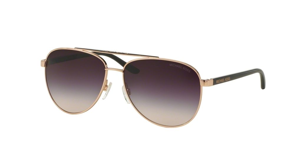 Michael Kors HVAR MK5007 Single Vision Prescription Sunglasses MK5007-109936-59 - Lens Diameter 59 mm, Frame Color Rose Gold