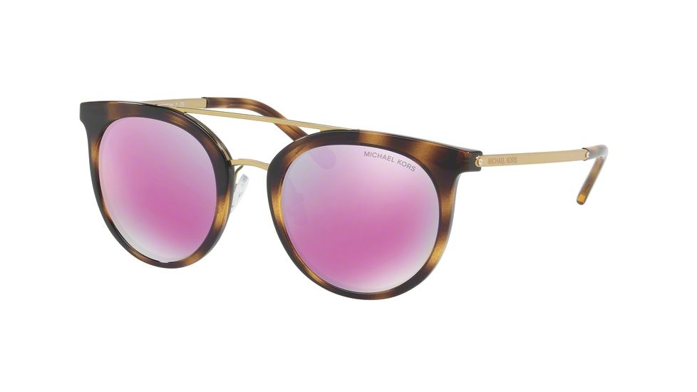 Michael Kors ILA MK2056 Single Vision Prescription Sunglasses MK2056-32704X-50 - Lens Diameter 50 mm, Frame Color Dark Tortoise