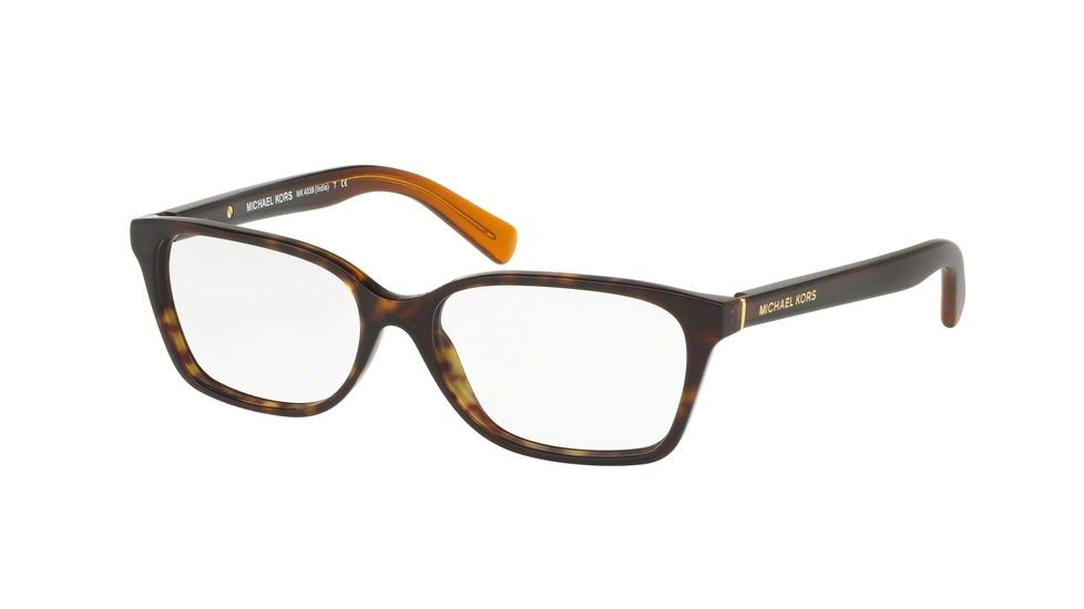 Michael Kors INDIA MK4039 Bifocal Prescription Eyeglasses 3217-52 - Dk Tortoise Frame