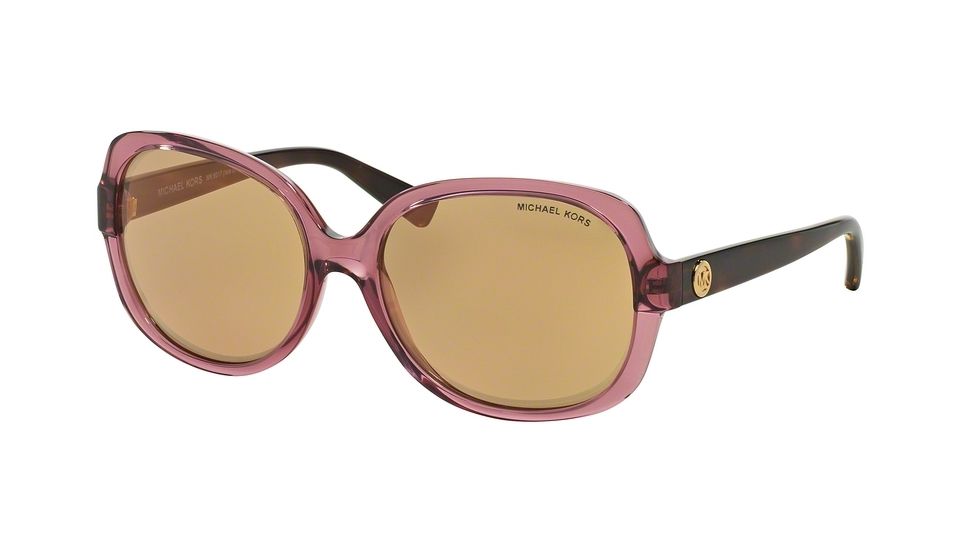 Michael Kors ISLE OF SKYE MK6017 Bifocal Prescription Sunglasses MK6017-3053R1-58 - Lens Diameter 58 mm, Frame Color Rose Transparent Tortoise