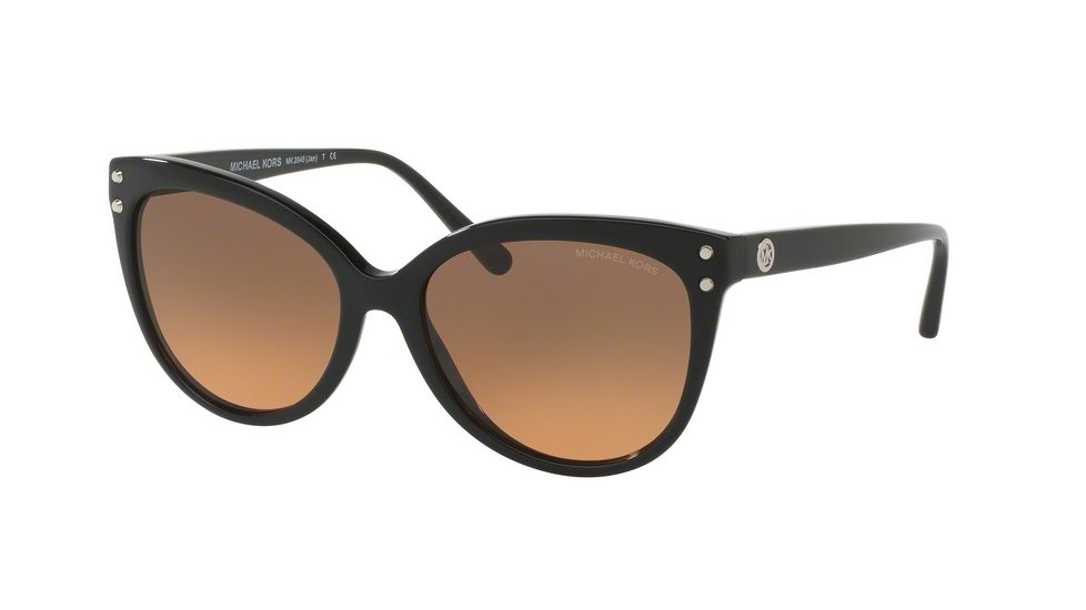 Michael Kors JAN MK2045 Single Vision Prescription Sunglasses MK2045-317711-55 - Lens Diameter 55 mm, Frame Color Black
