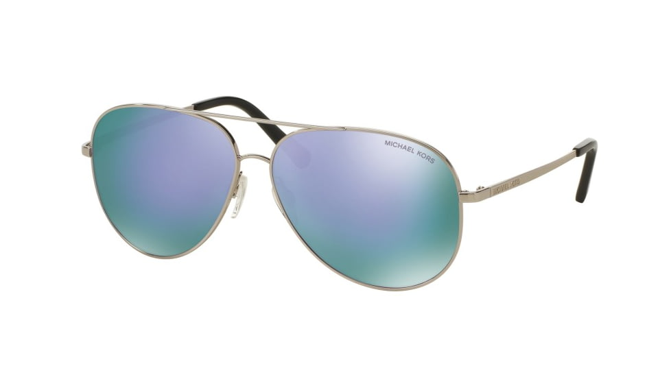 Michael Kors KENDALL I MK5016 Sunglasses 10013R-60 - Silver Frame, Purple Mirror Lenses