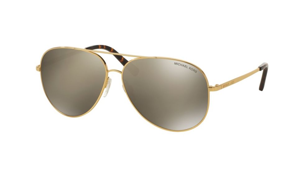 Michael Kors KENDALL I MK5016 Sunglasses 10245A-56 - Gold Tone Frame, Bronze Mirror Lenses