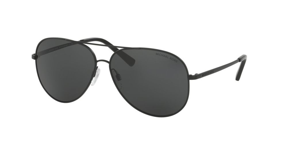 Michael Kors KENDALL I MK5016 Sunglasses 108287-60 - Matte Black Frame, Grey Solid Lenses
