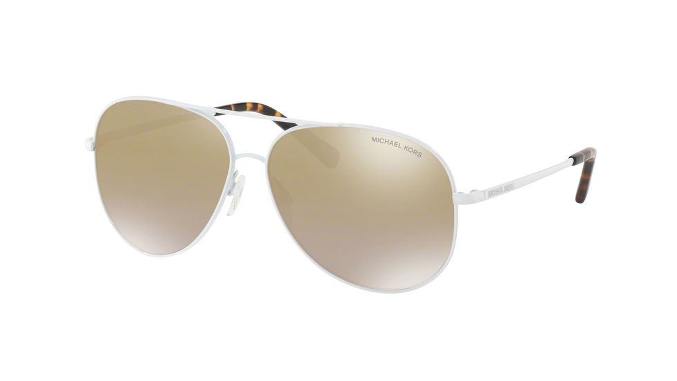 Michael Kors KENDALL I MK5016 Sunglasses 11726E-60 - White Frame, Gold Mirror Gradient Lenses
