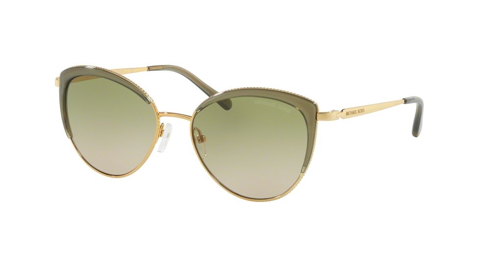 Michael Kors KEY BISCAYNE MK1046 Bifocal Prescription Sunglasses, 56mm, Gold, MK1046-11002C-56-BI