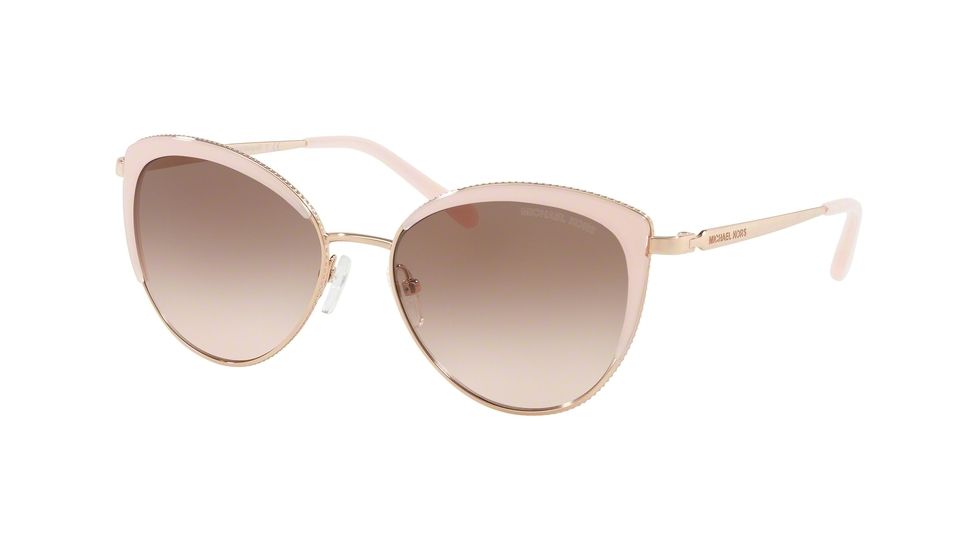 Michael Kors KEY BISCAYNE MK1046 Bifocal Prescription Sunglasses, 56mm, Rose Gold, MK1046-110811-56-BI