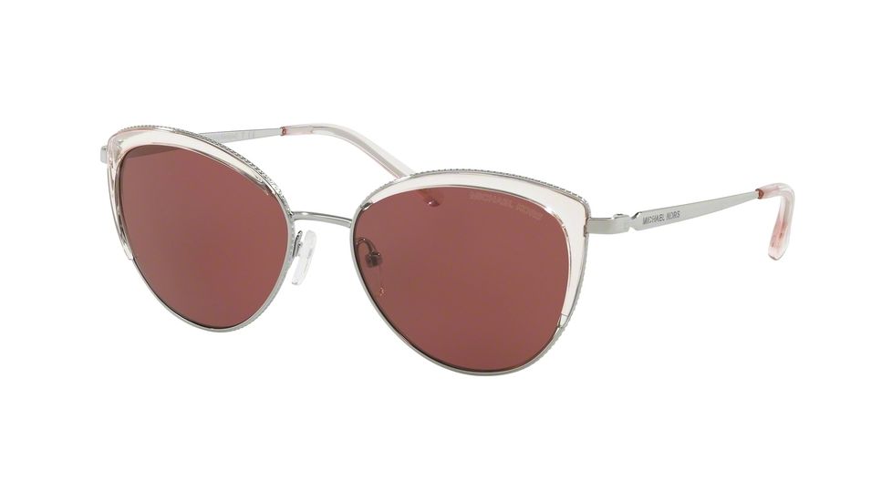 Michael Kors KEY BISCAYNE MK1046 Bifocal Prescription Sunglasses, 56mm, Silver, MK1046-115376-56-BI