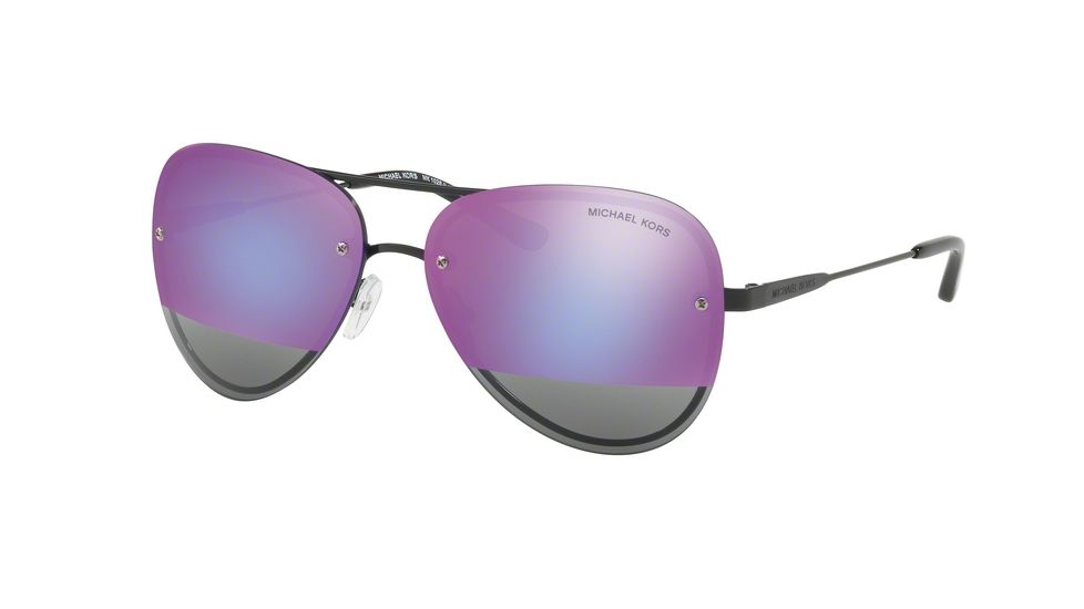 Michael Kors LA JOLLA MK1026 Progressive Prescription Sunglasses MK1026-1169F1-59 - Lens Diameter 59 mm, Frame Color Black