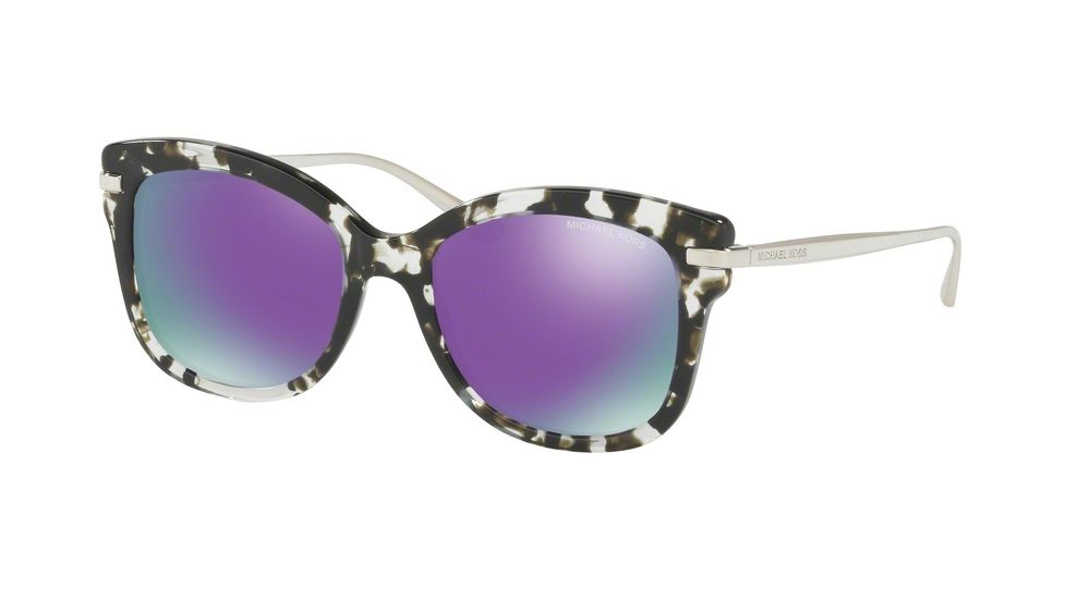 Michael Kors LIA MK2047 Single Vision Prescription Sunglasses MK2047-32434V-53 - Lens Diameter 53 mm, Frame Color Snow Leopard