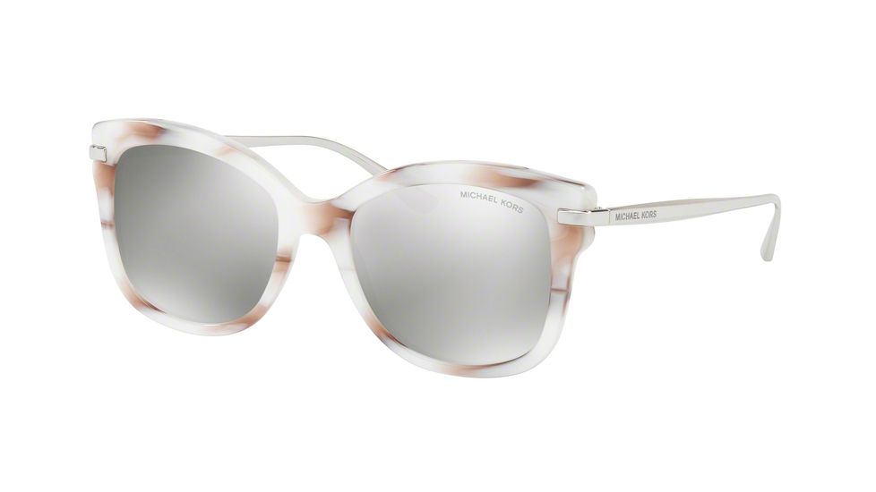 Michael Kors LIA MK2047 Single Vision Prescription Sunglasses MK2047-32486G-53 - Lens Diameter 53 mm, Frame Color Pink Marble