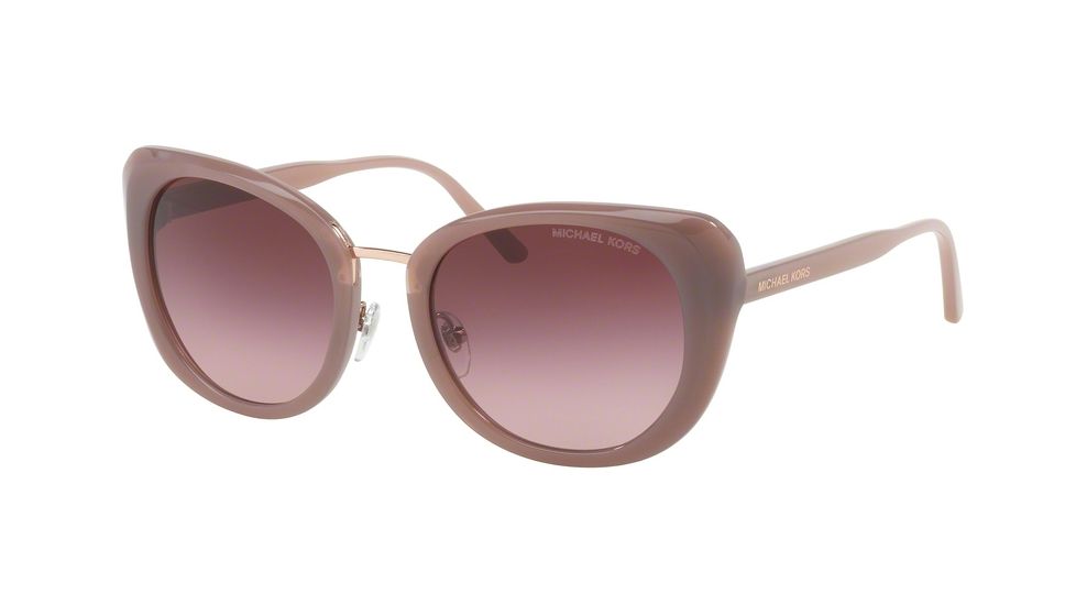 Michael Kors LISBON MK2062 Single Vision Prescription Sunglasses MK2062-33208H-52 - Lens Diameter 52 mm, Frame Color Milky Pink