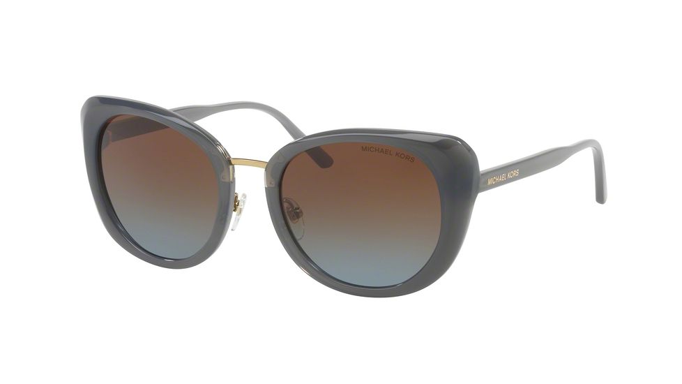 Michael Kors LISBON MK2062 Single Vision Prescription Sunglasses MK2062-332113-52 - Lens Diameter 52 mm, Frame Color Milky Grey