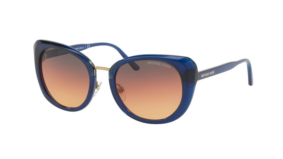 Michael Kors LISBON MK2062 Single Vision Prescription Sunglasses MK2062-3322H4-52 - Lens Diameter 52 mm, Frame Color Milky Navy