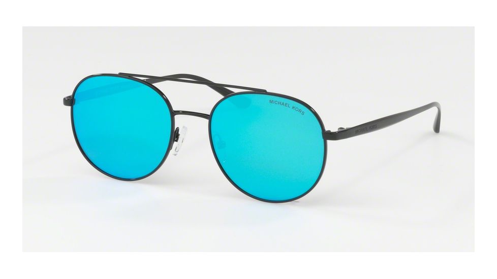 Michael Kors LON MK1021 Single Vision Prescription Sunglasses MK1021-116925-53 - Lens Diameter 53 mm, Frame Color Black