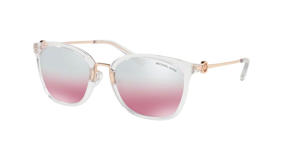 Michael Kors LUGANO MK2064 Prescription Sunglasses, 53mm, Clear Crystal, MK2064-31057E-53-SV