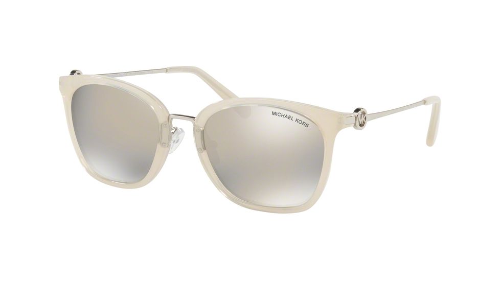 Michael Kors LUGANO MK2064 Prescription Sunglasses MK2064-33047U-53 - Lens Diameter 53 mm, Frame Color Milky White