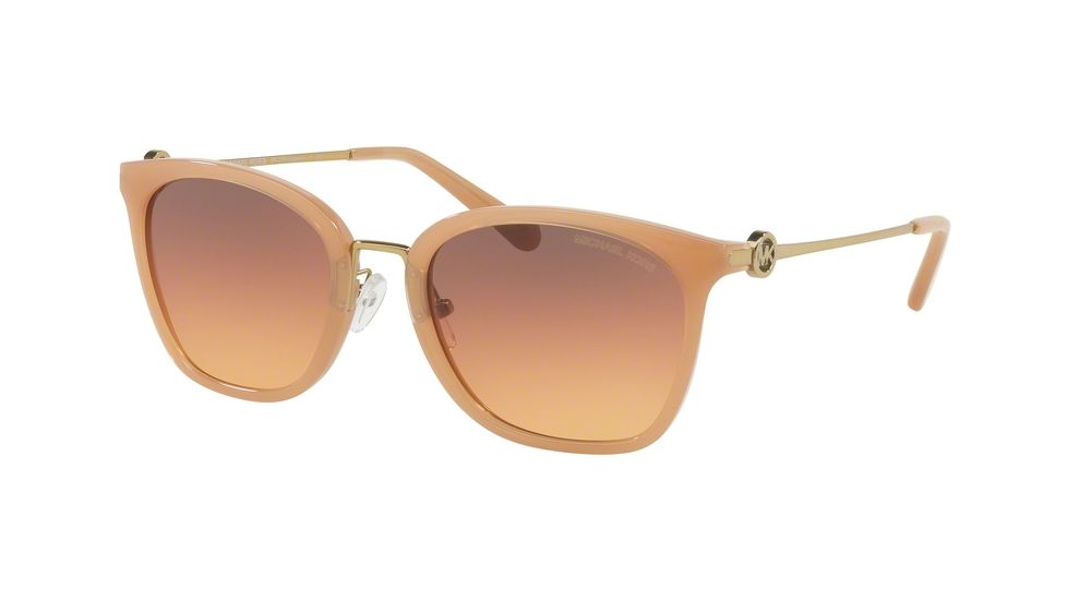 Michael Kors LUGANO MK2064 Prescription Sunglasses MK2064-3353H4-53 - Lens Diameter 53 mm, Frame Color Milky Amber