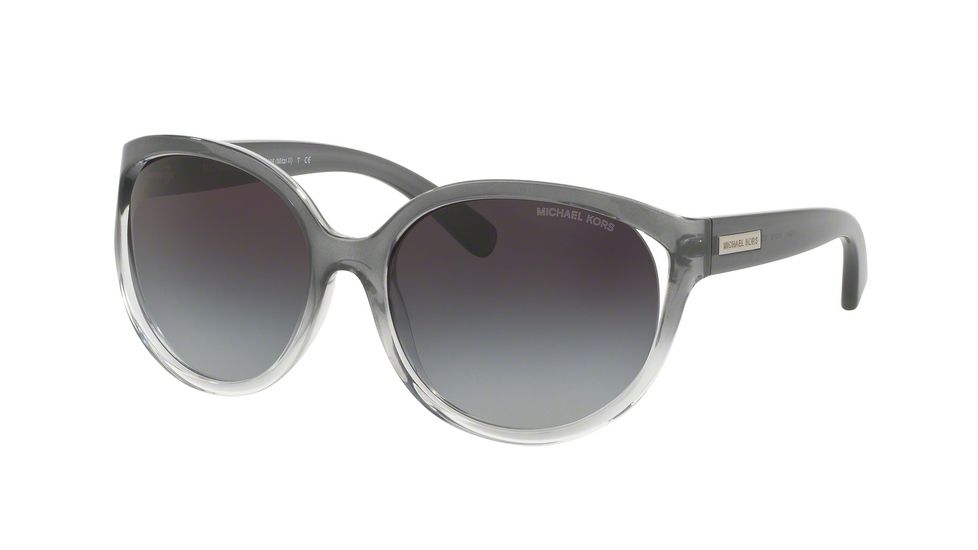 Michael Kors MITZI II MK6036 Single Vision Prescription Sunglasses MK6036-312411-60 - Lens Diameter 60 mm, Frame Color Smoke Clear Gradient