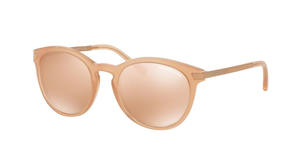Michael Kors MK2023F Single Vision Prescription Sunglasses MK2023F-3164R1-53 - Lens Diameter 53 mm, Frame Color Peach