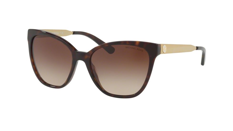 Michael Kors MK2058F Progressive Prescription Sunglasses, 55mm, Dark Tortoise, MK2058F-329313-55-PRO