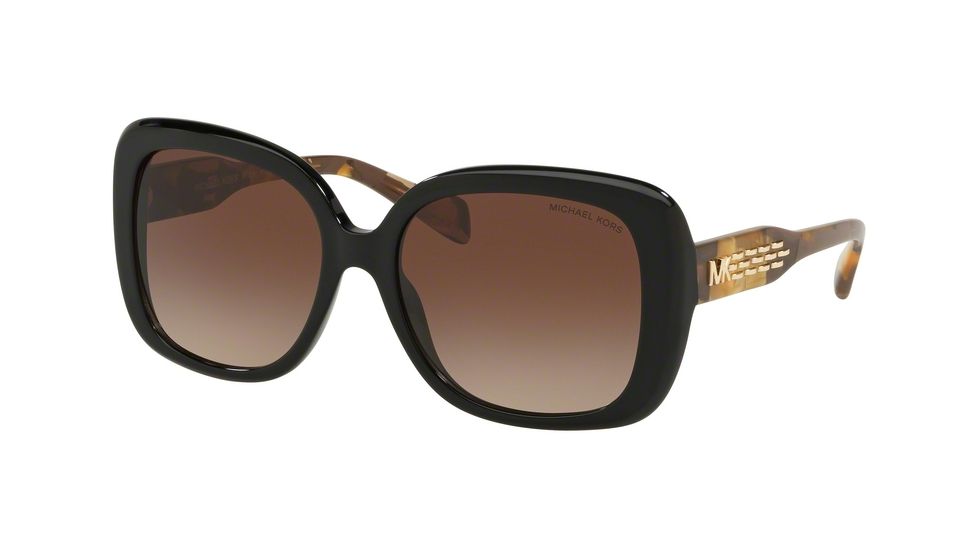 Michael Kors MK2081F Sunglasses 300513-56 - Black Frame, Smoke Gradient Lenses