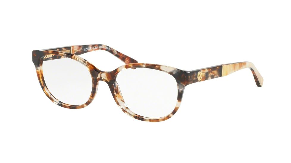 Michael Kors MK4032F Progressive Prescription Eyeglasses 3169-51 - Tiger Tortoise Frame