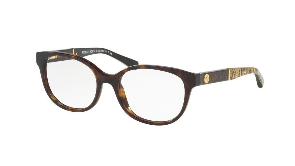 Michael Kors MK4032F Progressive Prescription Eyeglasses 3180-51 - Dk Tortoise Frame