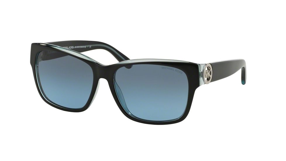 Michael Kors MK6003F Progressive Prescription Sunglasses MK6003F-300117-58 - Lens Diameter 58 mm, Frame Color Black/Blue