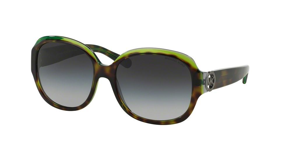 Michael Kors MK6004F Single Vision Prescription Sunglasses MK6004F-300211-59 - Lens Diameter 59 mm, Frame Color Tortoise/Green/Grey