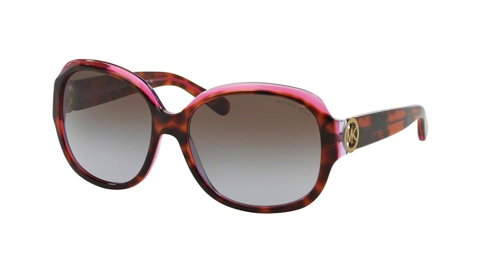 Michael Kors MK6004F Single Vision Prescription Sunglasses MK6004F-300368-59 - Lens Diameter 59 mm, Frame Color Tortoise/Pink/Purple