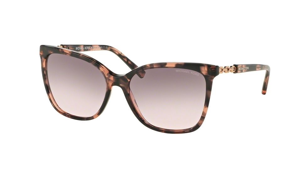 Michael Kors MK6029F Progressive Prescription Sunglasses MK6029F-31085M-56 - Lens Diameter 56 mm, Frame Color Pink Tortoise/rose Gold
