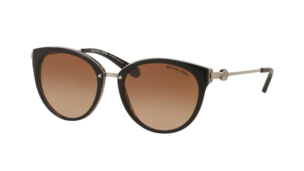 Michael Kors ABELA III MK6040F Single Vision Prescription Sunglasses MK6040F-314513-55 - Lens Diameter 55 mm, Frame Color Dk Tortoise/lavendar