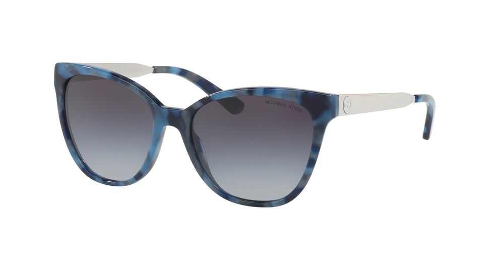 Michael Kors NAPA MK2058 Progressive Prescription Sunglasses, 55mm, Navy Marble, MK2058-331011-55-PRO