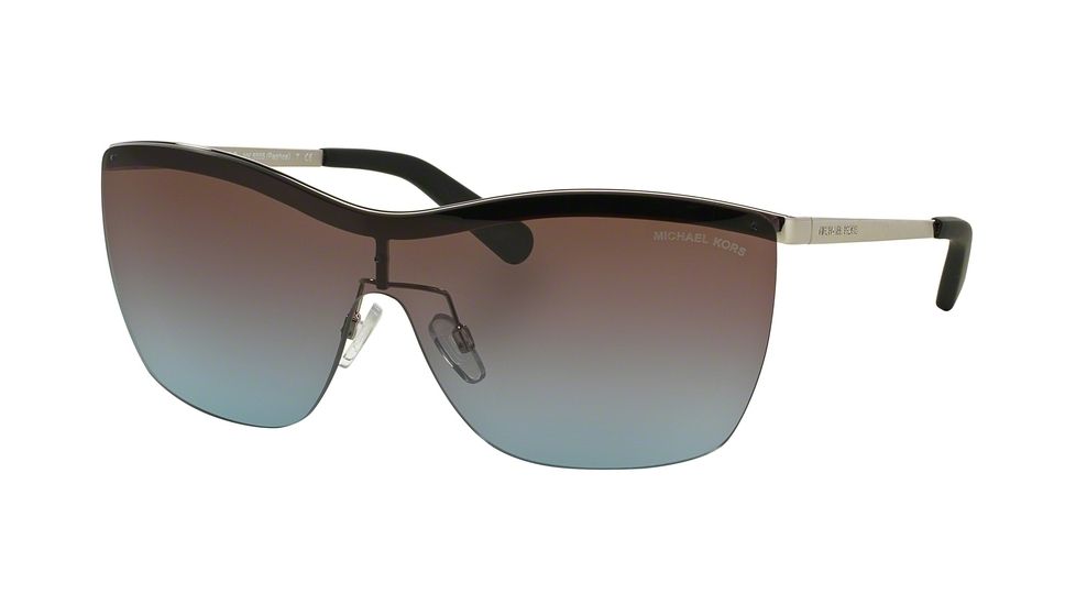 Michael Kors PAPHOS MK5005 Progressive Prescription Sunglasses MK5005-100148-39 - Lens Diameter 139 mm, Lens Diameter 39 mm, Frame Color Silver-tone