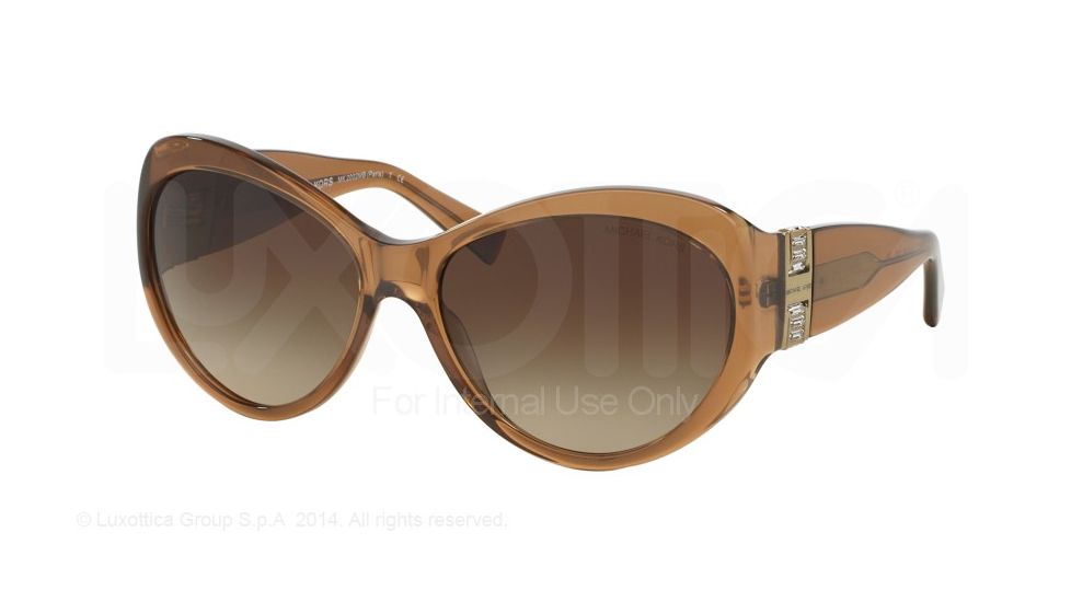 Michael Kors PARIS MK2002MB Sunglasses 304713-60 - Milky Brown Frame, Brown Gradient Lenses