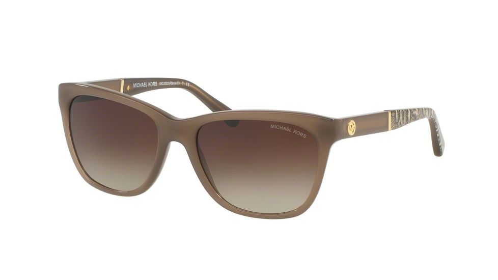 Michael Kors RANIA II MK2022 Single Vision Prescription Sunglasses MK2022-316713-54 - Lens Diameter 54 mm, Frame Color Clay