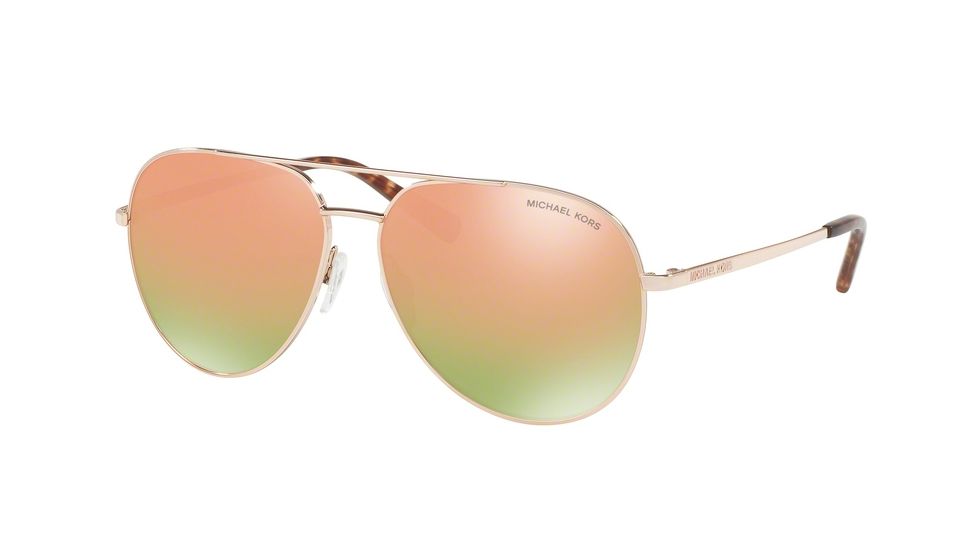 Michael Kors RODINARA MK5009 Progressive Prescription Sunglasses MK5009-10264Z-58 - Lens Diameter 58 mm, Frame Color Rose Gold