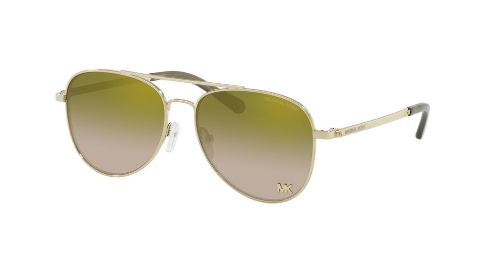 Michael Kors SAN DIEGO MK1045 Prescription Sunglasses, 56mm, Light Gold, MK1045-101423-56-SV