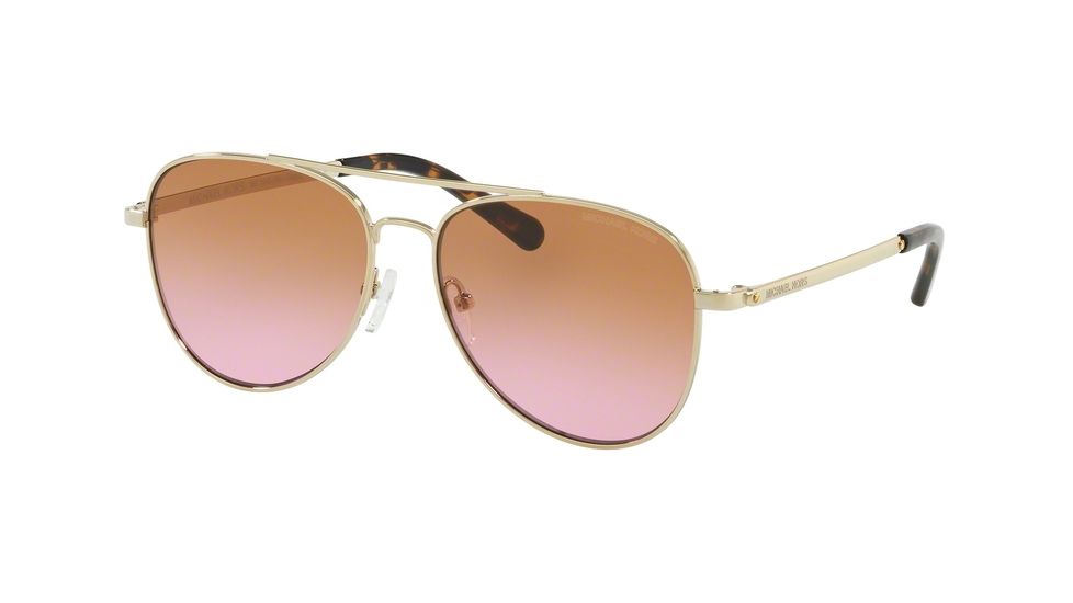 Michael Kors SAN DIEGO MK1045 Prescription Sunglasses, 56mm, Light Gold, MK1045-1014A5-56-SV