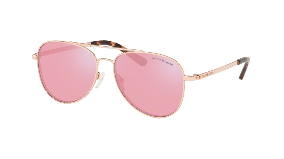 Michael Kors SAN DIEGO MK1045 Prescription Sunglasses, 56mm, Rose Gold, MK1045-11089L-56-SV