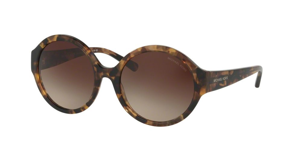 Michael Kors SEASIDE GETAWAY MK2035 Progressive Prescription Sunglasses MK2035-321013-55 - Lens Diameter 55 mm, Frame Color Brown Medley