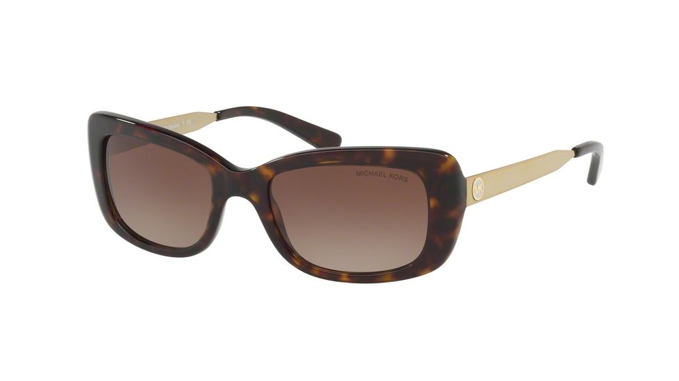 Michael Kors SEVILLE MK2061 Sunglasses 329313-51 - Dark Tortoise Frame, Smoke Gradient Lenses