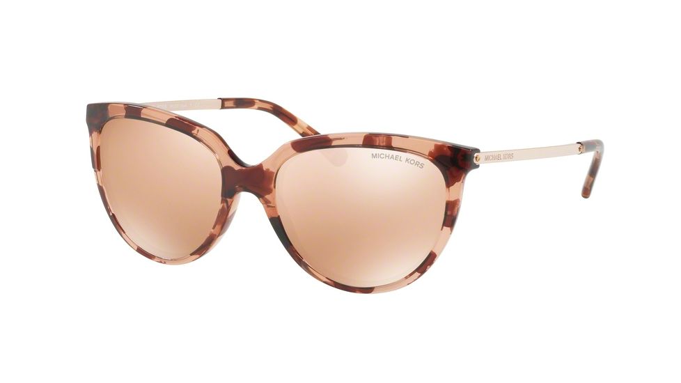 Michael Kors SUE MK2051 Single Vision Prescription Sunglasses MK2051-3162R1-55 - Lens Diameter 55 mm, Frame Color Pink Tortoise