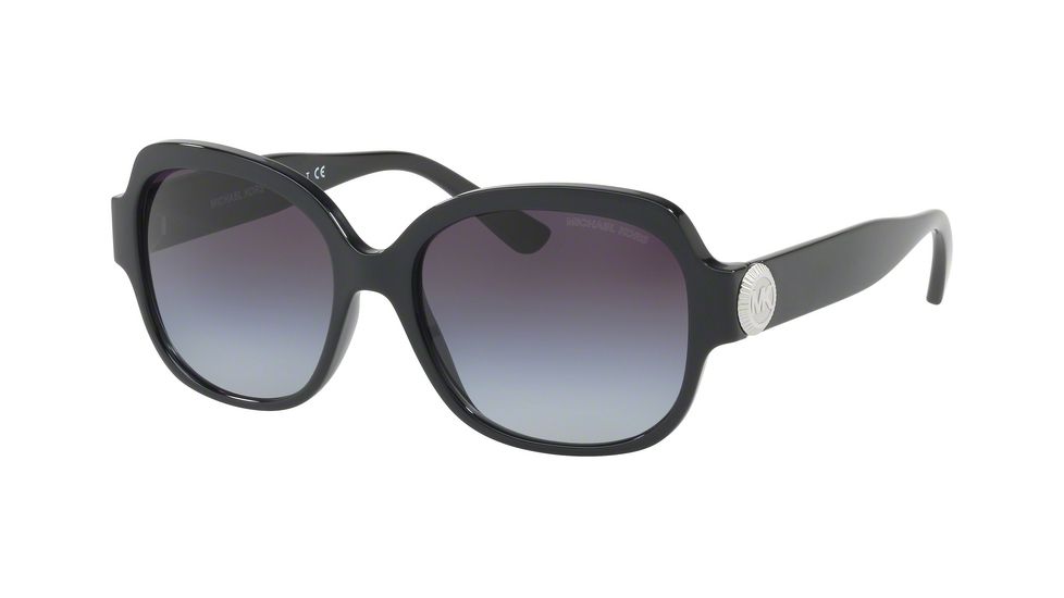 Michael Kors SUZ MK2055 Single Vision Prescription Sunglasses MK2055-317711-56 - Lens Diameter 56 mm, Frame Color Black