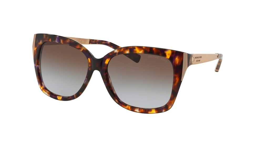 Michael Kors TAORMINA F MK2006F Progressive Prescription Sunglasses MK2006F-303268-57 - Lens Diameter 57 mm, Frame Color Sunset Confetti Tortoise