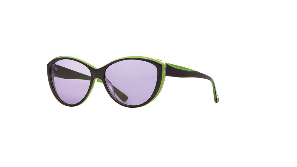 Michael Stars MS Fresh Glam SEMS FRES06 Progressive Prescription Sunglasses SEMS FRES065835 PU - Lens Diameter 55 mm, Frame Color Eggplant