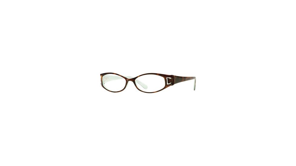 Michael Stars MS Glimpse SEMS GLIM00 Eyeglass Frames - Tort Aqua SEMS GLIM005235 TO