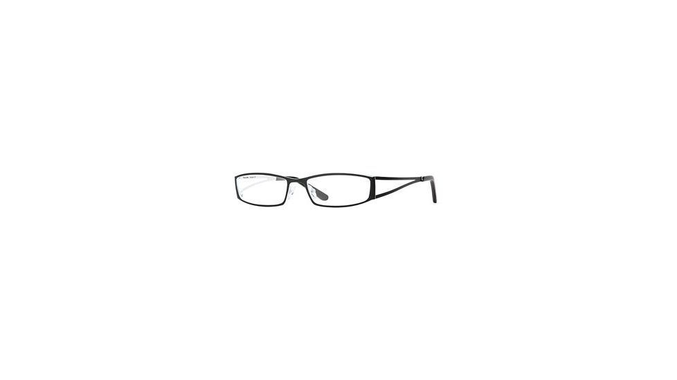 Michael Stars MS Illusion SEMS ILLU00 Progressive Prescription Eyeglasses - Domino SEMS ILLU005440 BK