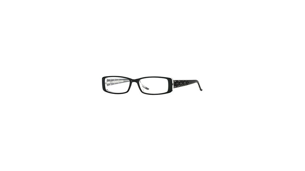 Michael Stars MS Poetic SEMS POET00 Eyeglass Frames - Black SEMS POET004830 BK